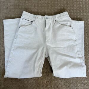 Uniqlo Off-White Denim Pants